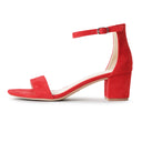 daisy-red-suede