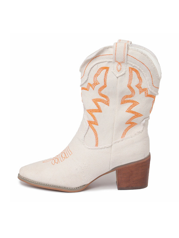 Giddyup | White, boots by J.Adams, second view