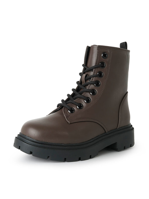 Harley in Dark Chocolate, boots by J.Adams