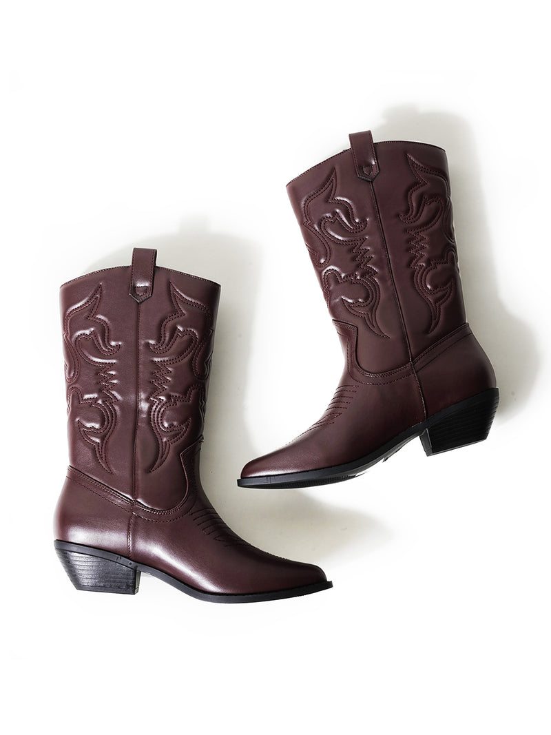 Lasso in Dark Chocolate Boots, view 5