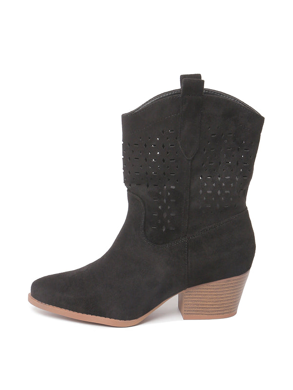 Saloon | Black Suede, boots by J.Adams, second view