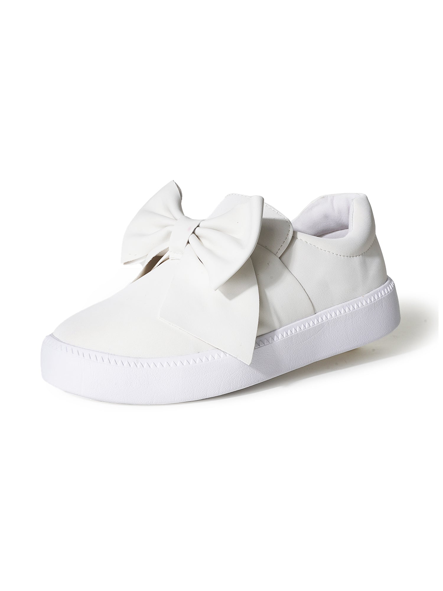 Wally Trendy Platform Tennis Shoes White –1