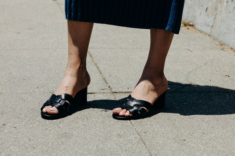 Nori in Black Sandals, styled view 6