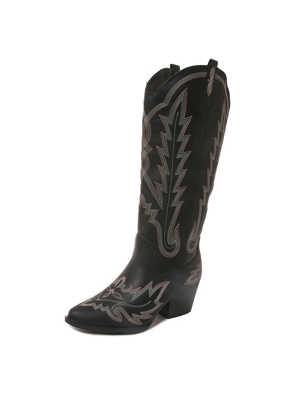 Alma | Black, boots by J.Adams
