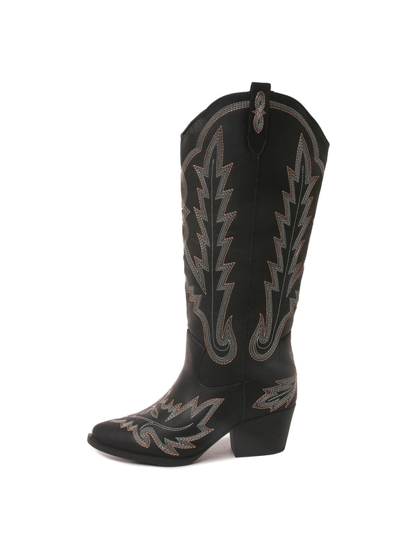 Alma | Black, boots by J.Adams, second view