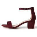 Daisy | Burgundy Suede