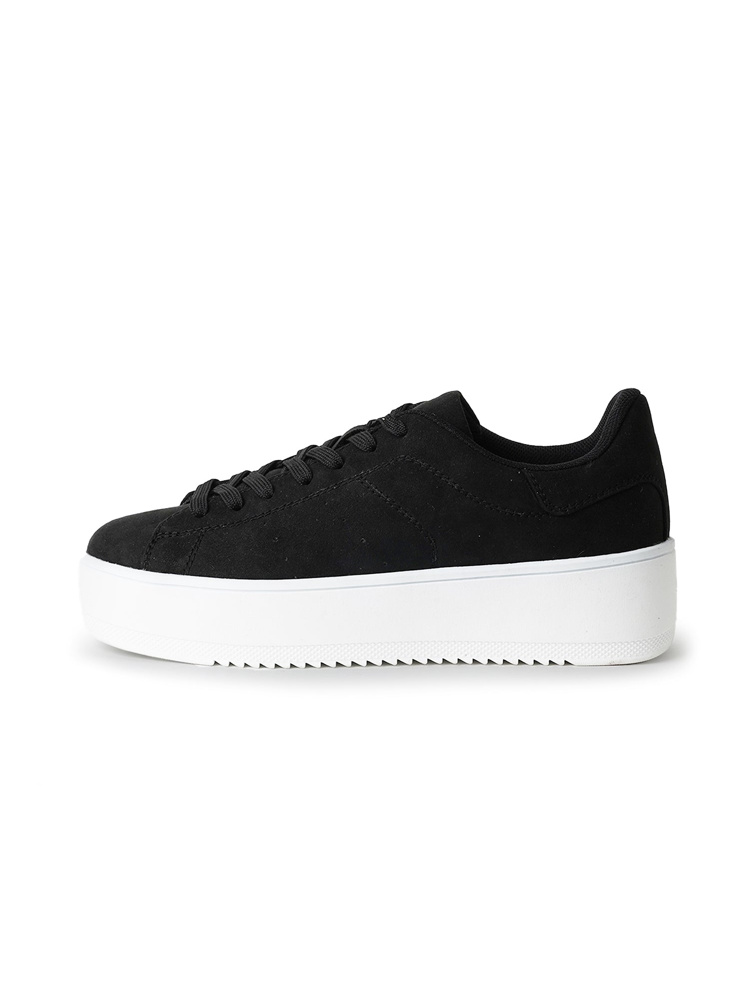 Hero Platform Sneaker For Any Outfit | Black Suede – J.Adams