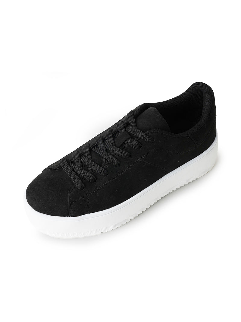 Hero in Black Suede Sneakers, view 5