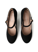 Honey | Black Suede