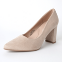 Jolie | Light Taupe Suede