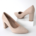 Jolie | Light Taupe Suede