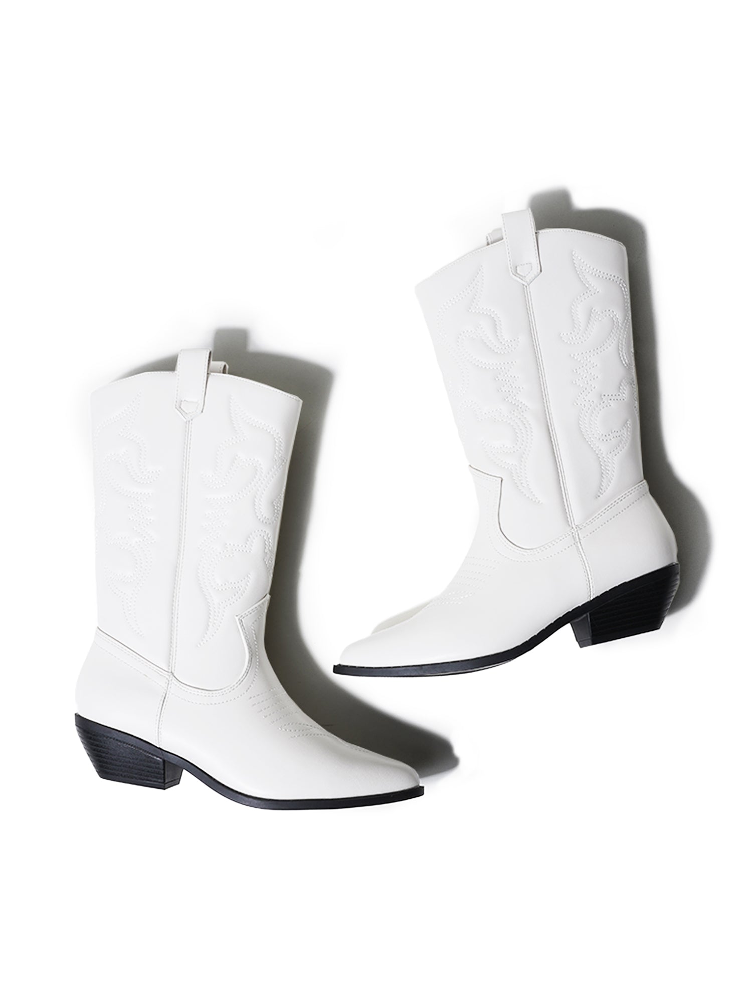 Lasso Chunky Heel Boots for Women | J.Adams