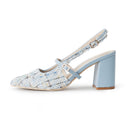 Lori | Sky Blue Tweed