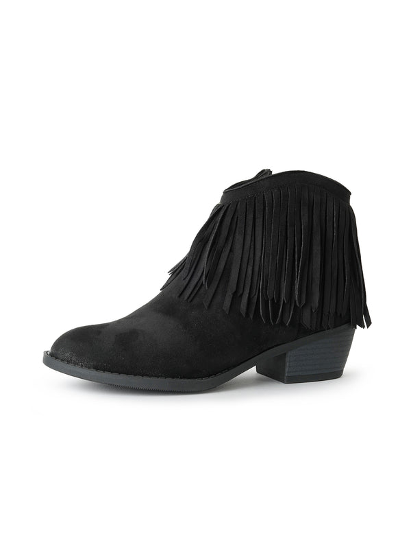 Marrow | Black Suede, booties by J.Adams