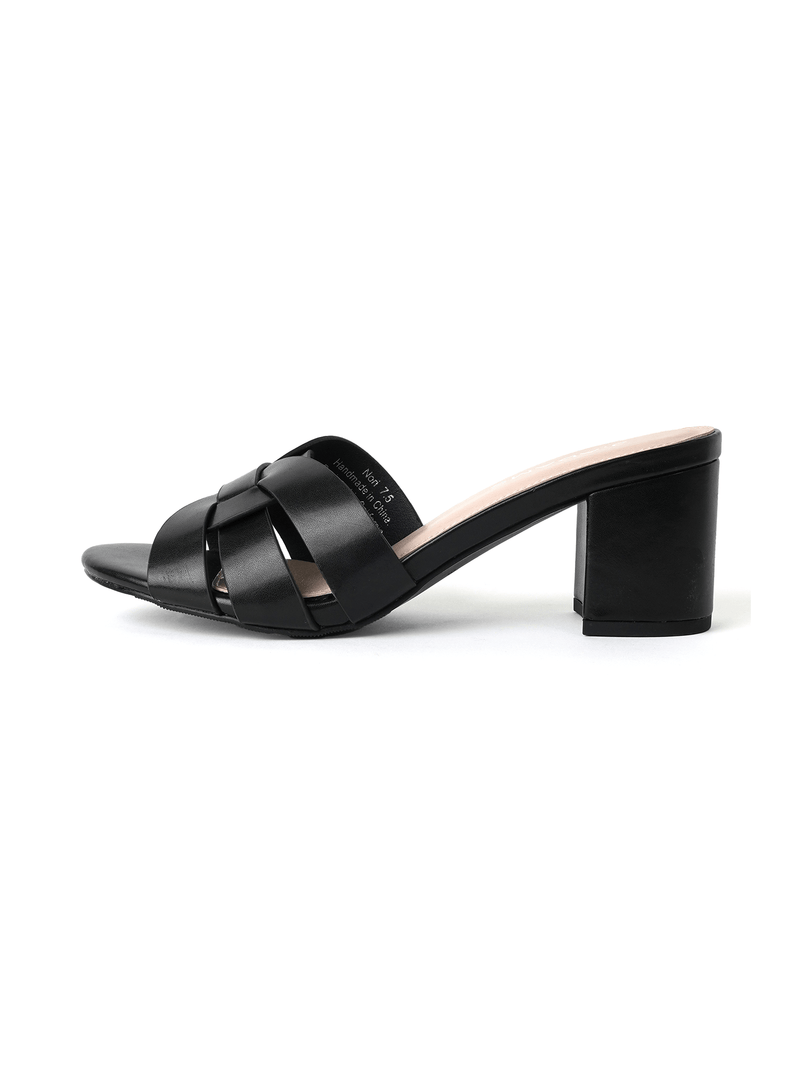 Nori in Black Sandals, view 3