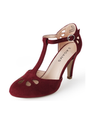 Pepper | Burgundy Suede