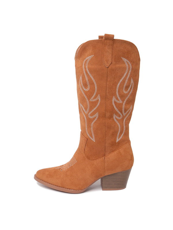 Roundup - Tall | Camel Suede, boots by J.Adams, second view