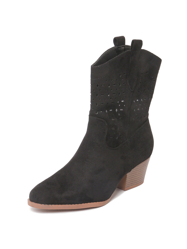 Saloon | Black Suede, boots by J.Adams