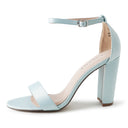 Shirley | Sky Blue Satin