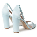 Shirley | Sky Blue Satin