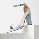 Shirley | Sky Blue Satin