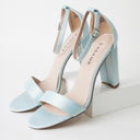 Shirley | Sky Blue Satin