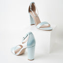 Shirley | Sky Blue Satin