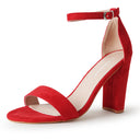 Shirley | Red Suede