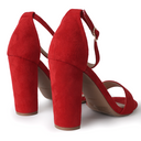 Shirley | Red Suede