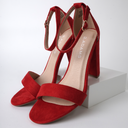 Shirley | Red Suede