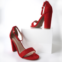 Shirley | Red Suede