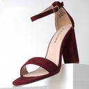 Shirley | Burgundy Suede