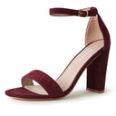 Shirley | Burgundy Suede