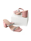 Stormi | Rhinestone/Pink Suede
