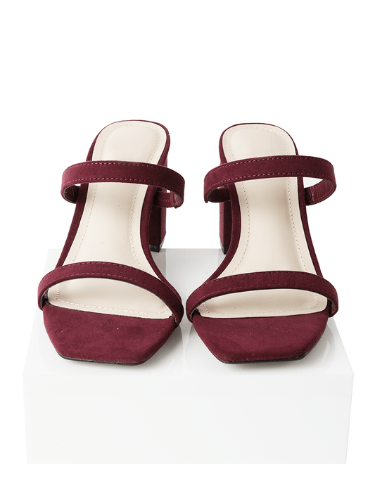 Stormi | Burgundy Suede