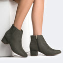Jody | Olive Suede
