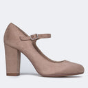 Skippy | Light Taupe Suede