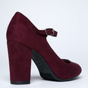 Skippy | Burgundy Suede