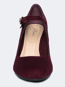 Skippy | Burgundy Suede